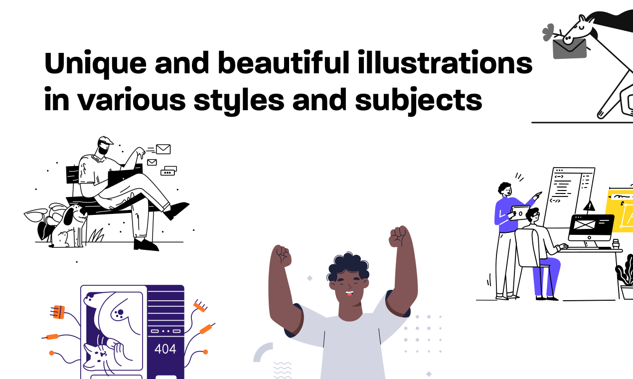 Mídia 2 de Clube de ilustrações gratuitas