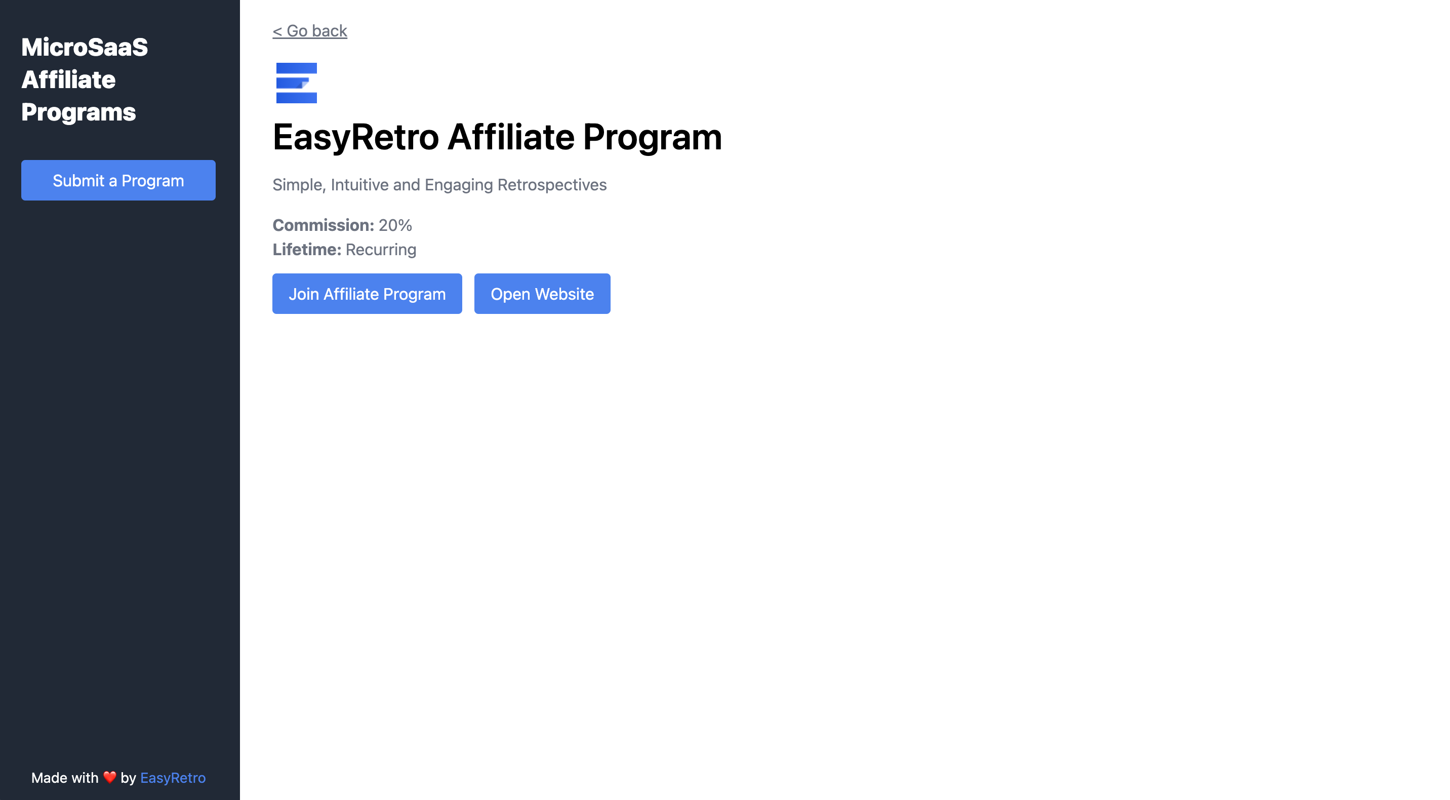 MicroSaaS Affiliate Programs gallery image