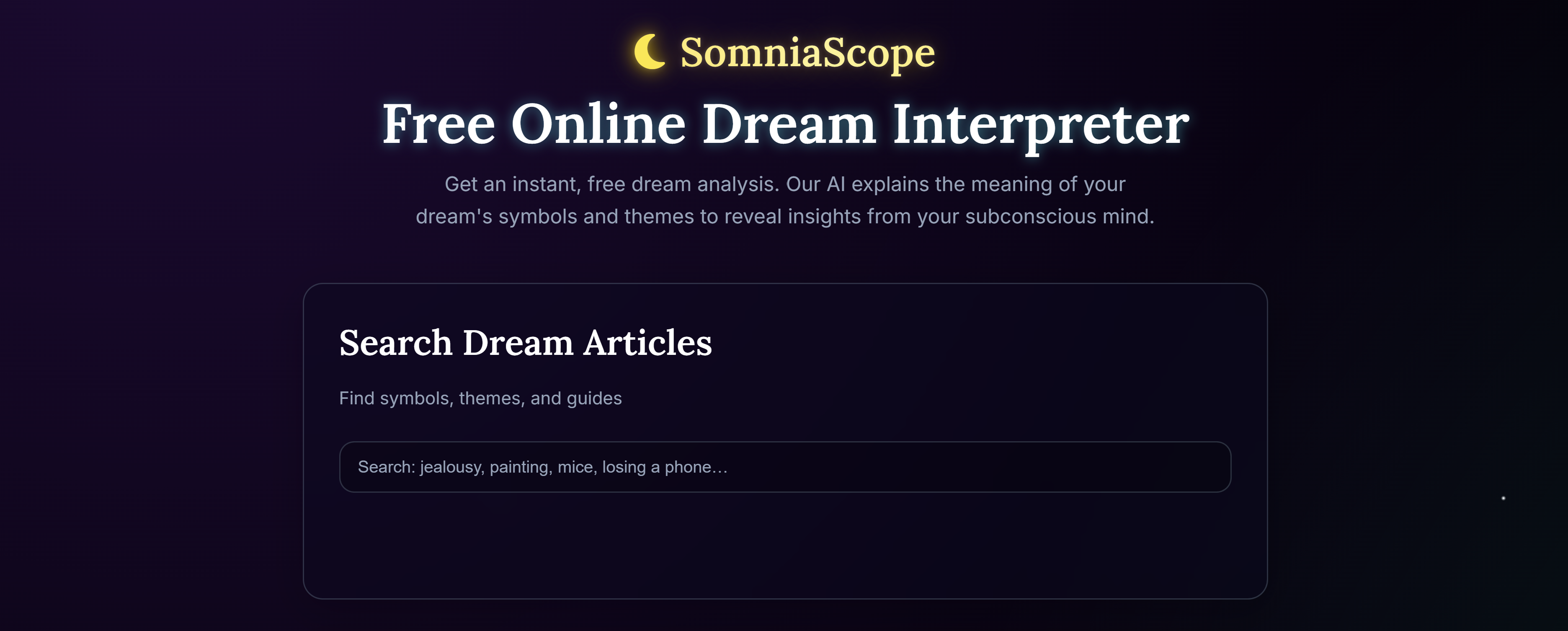 SomniaScope gallery image