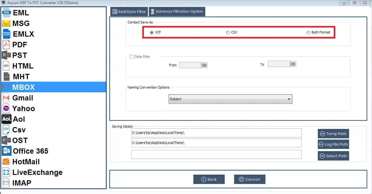 NSF'den Mbox Dönüştürücü Aracı - NSF'den Mbox Dönüştürücü Aracı NSF e -postalarını Mbox'a dönüştürür medya 5