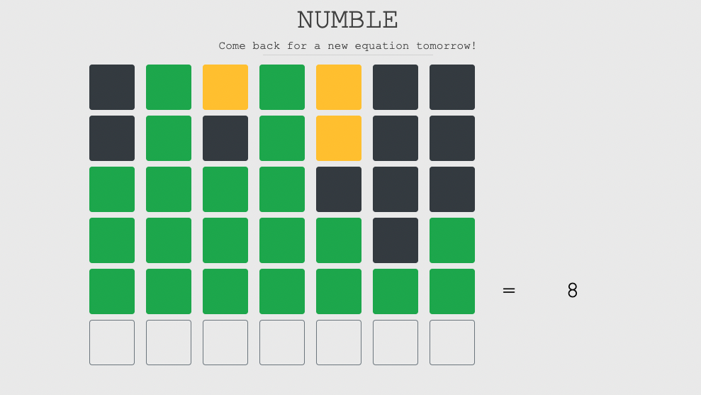 Numble gallery image