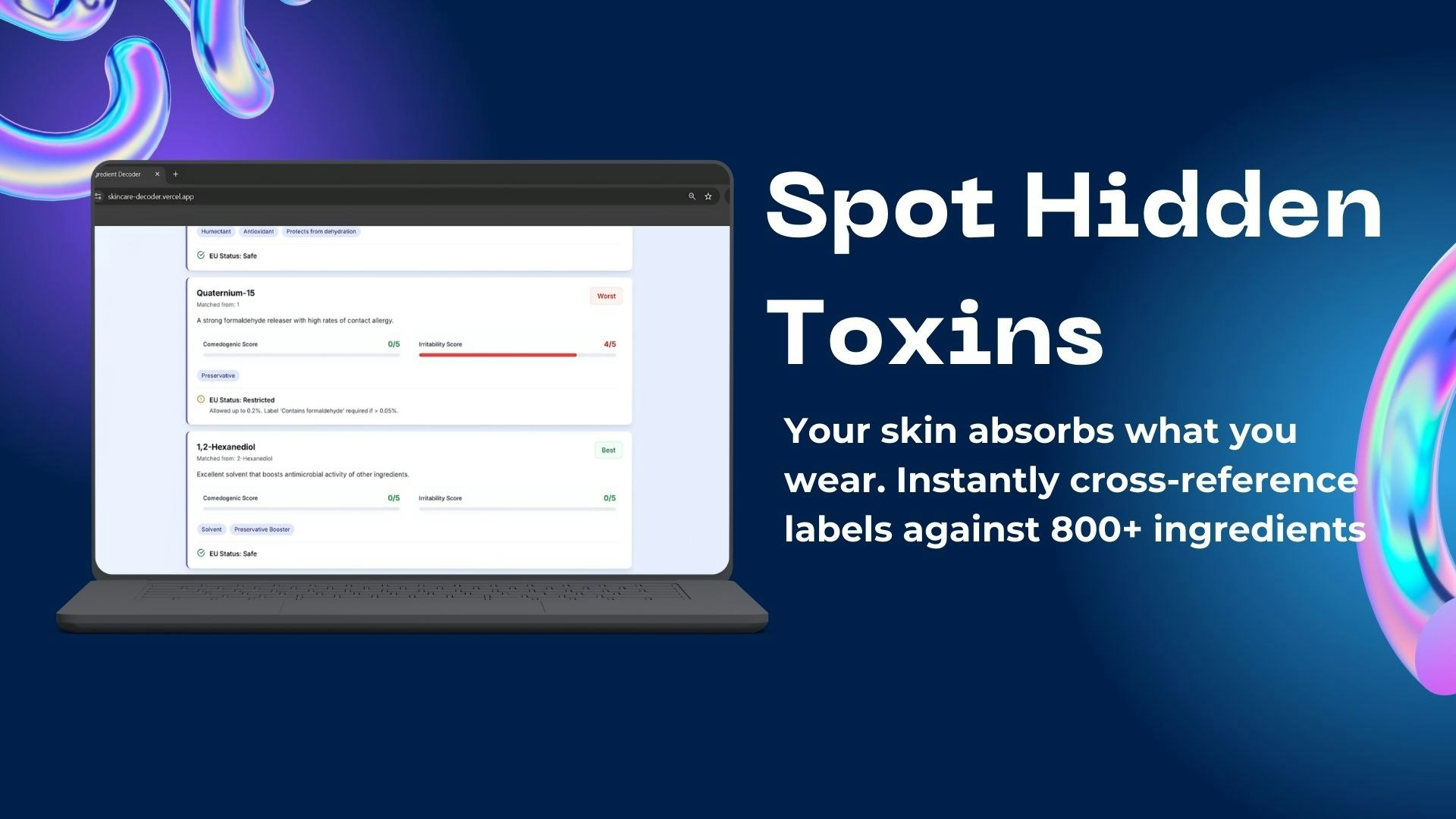 Skincare Ingredient Decoder gallery image