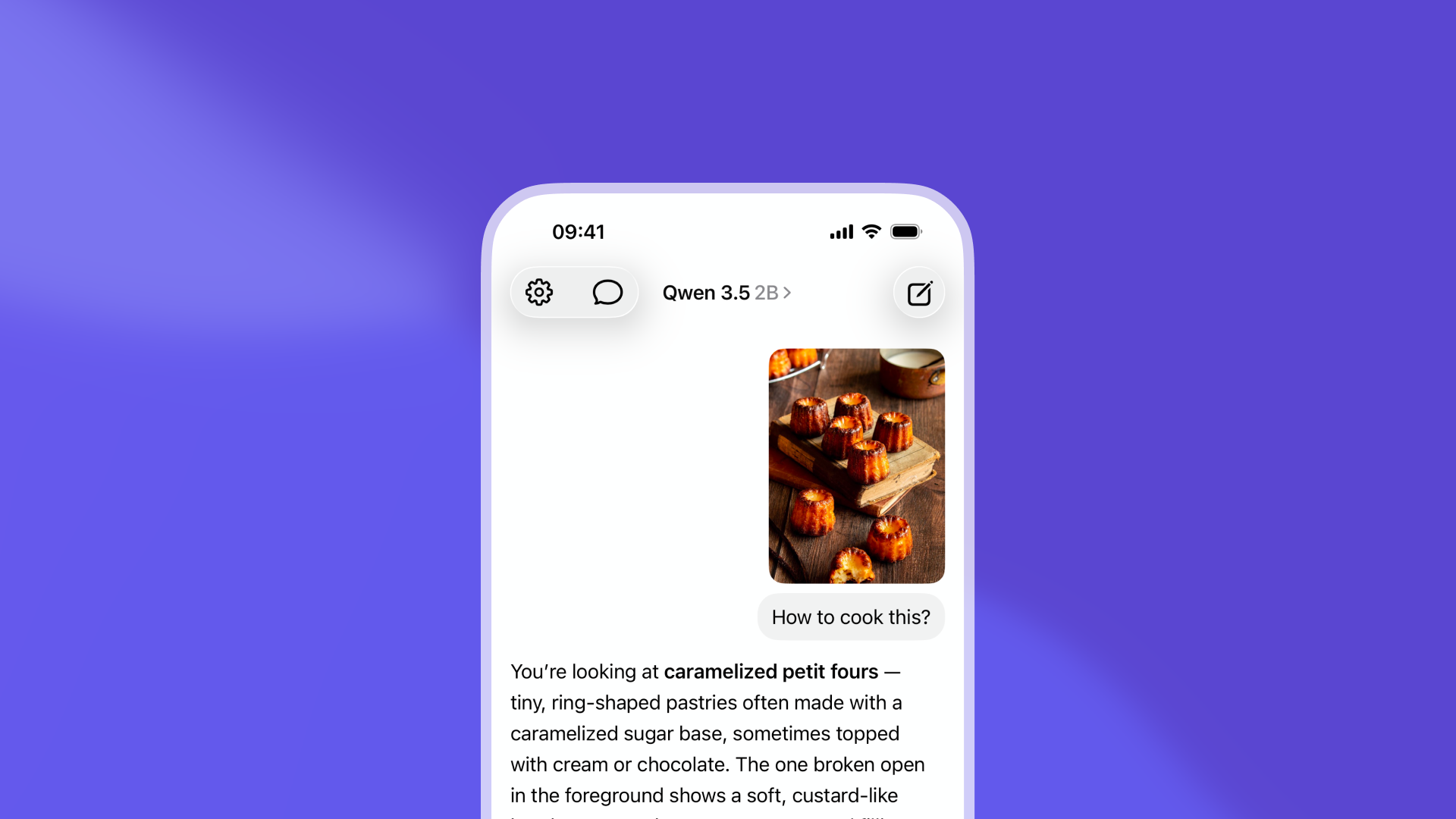 Locally AI + Qwen - Screenshot 3 showing product features and functionality