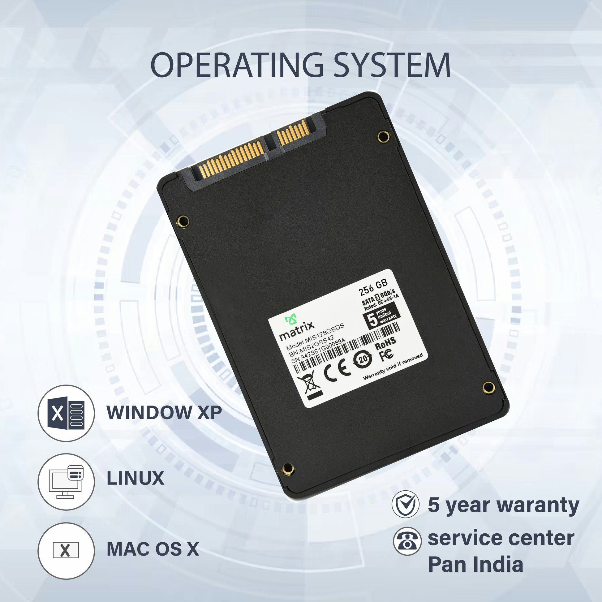 SATA SSD 256GB - Screenshot 3 showing product features and functionality