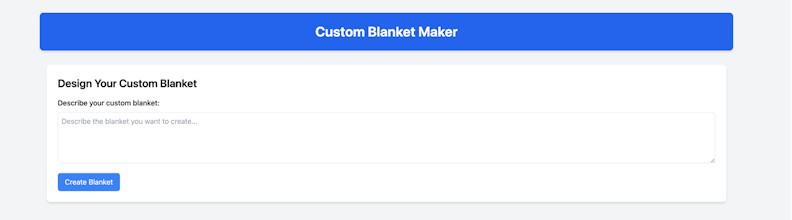 Custom Blanket Maker gallery image