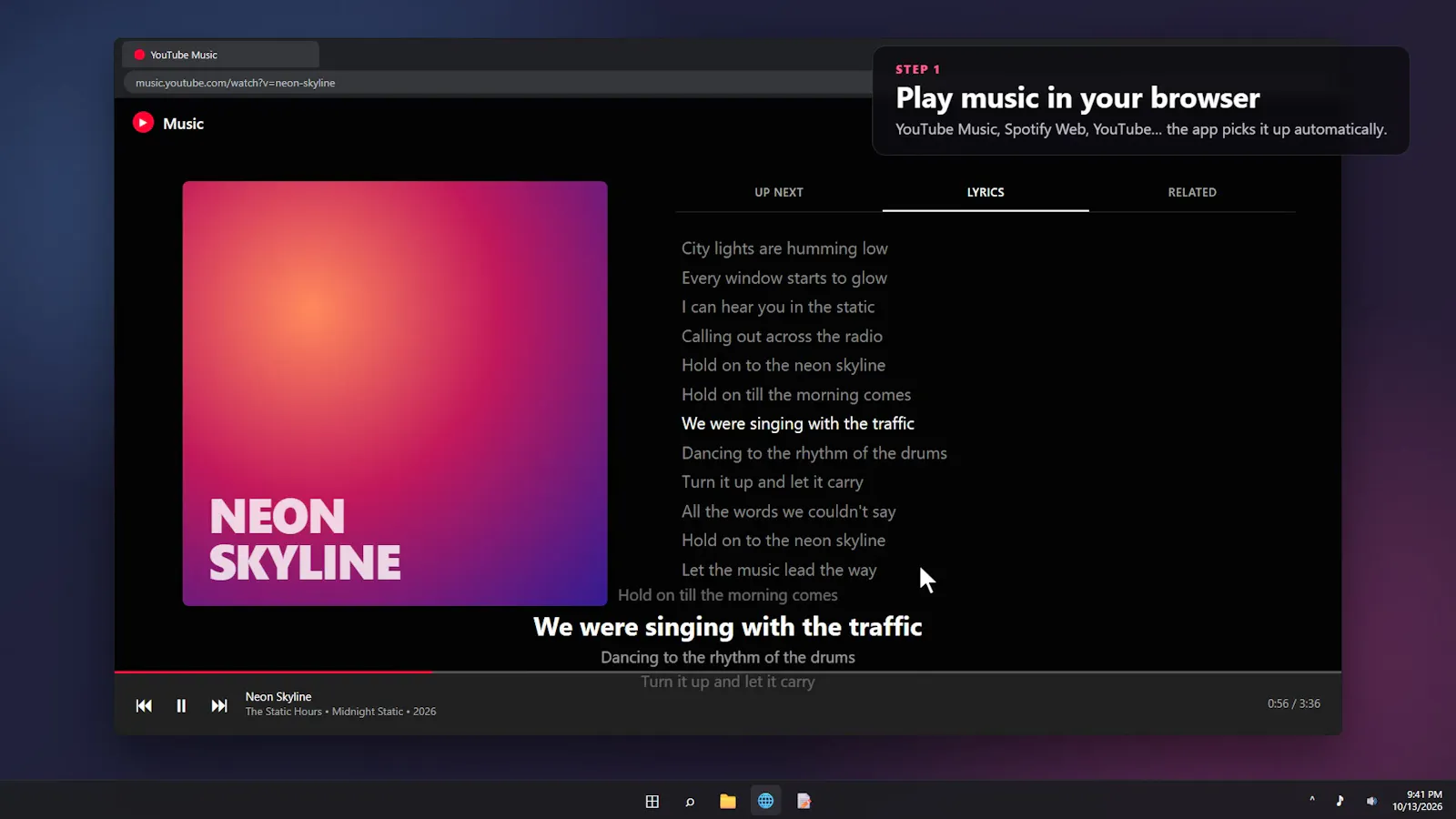 Lyrics Overlay screenshot 1