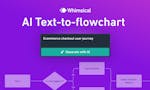 Whimsical AI: Text-to-flowchart image