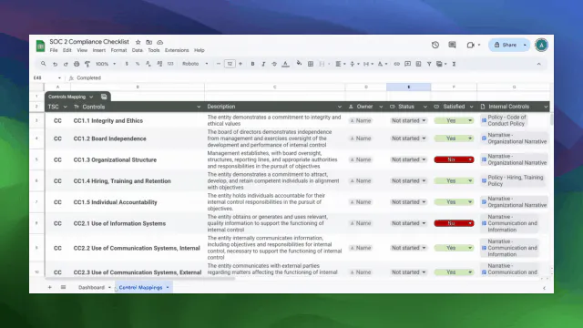 SOC 2 Compliance Checklist gallery image
