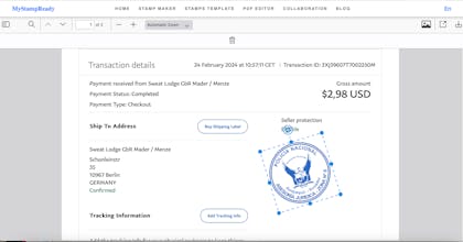 MyStampReady Stamp Maker online gallery image