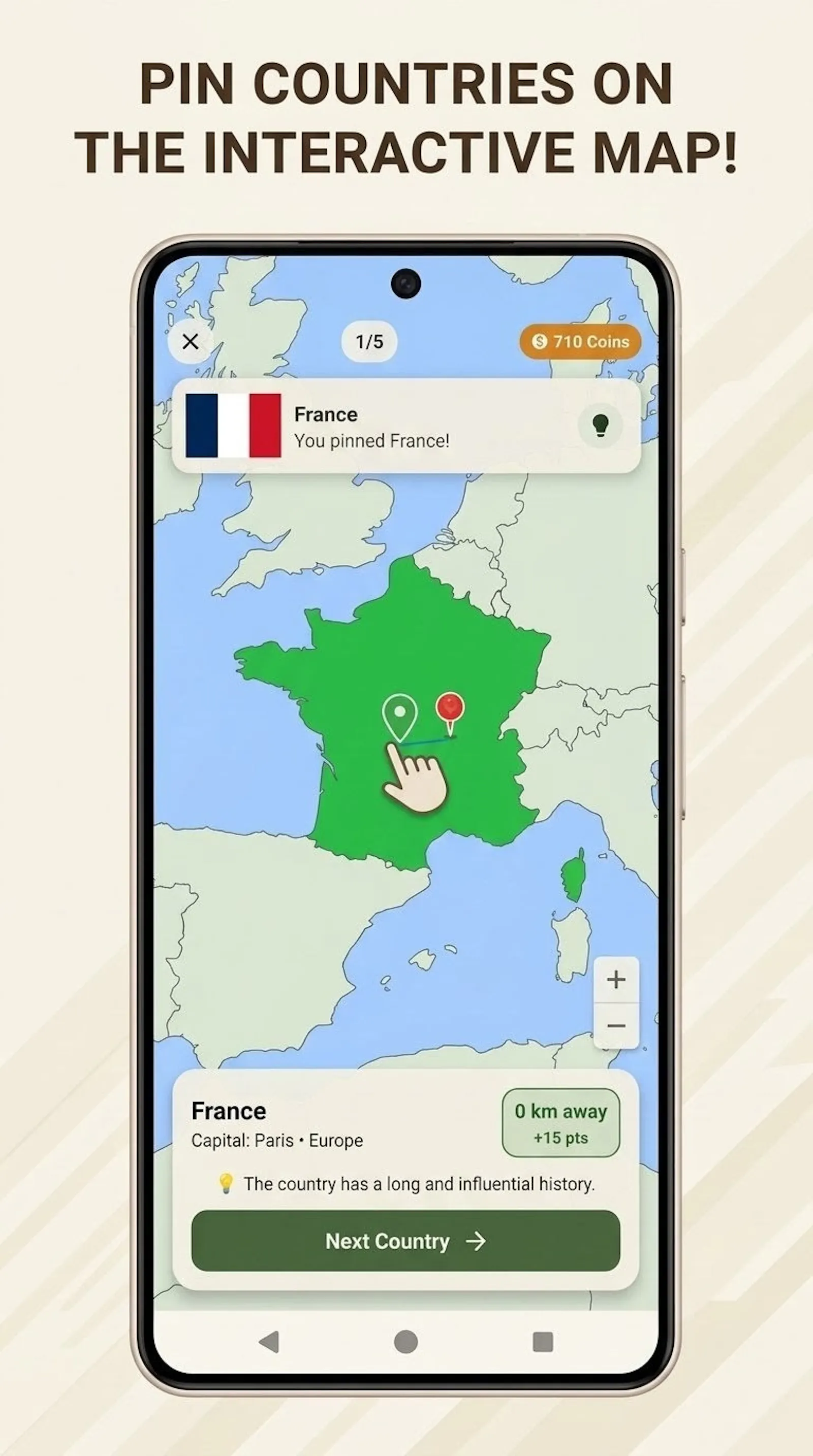 Flag quiz screenshot 2
