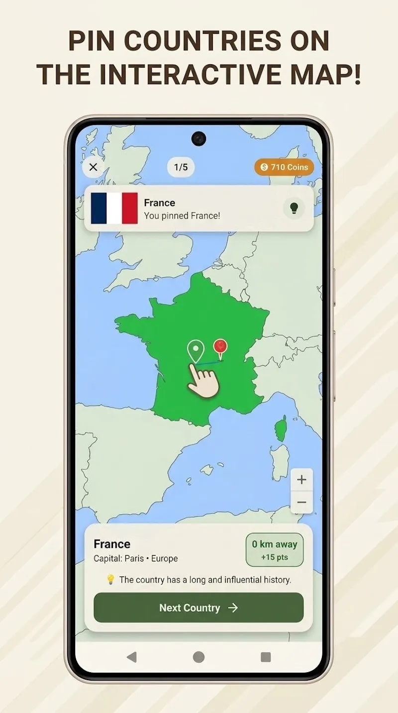 Flag quiz screenshot 2