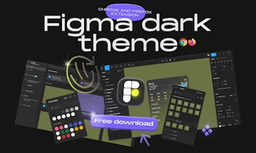 Dark theme for Figma gallery image