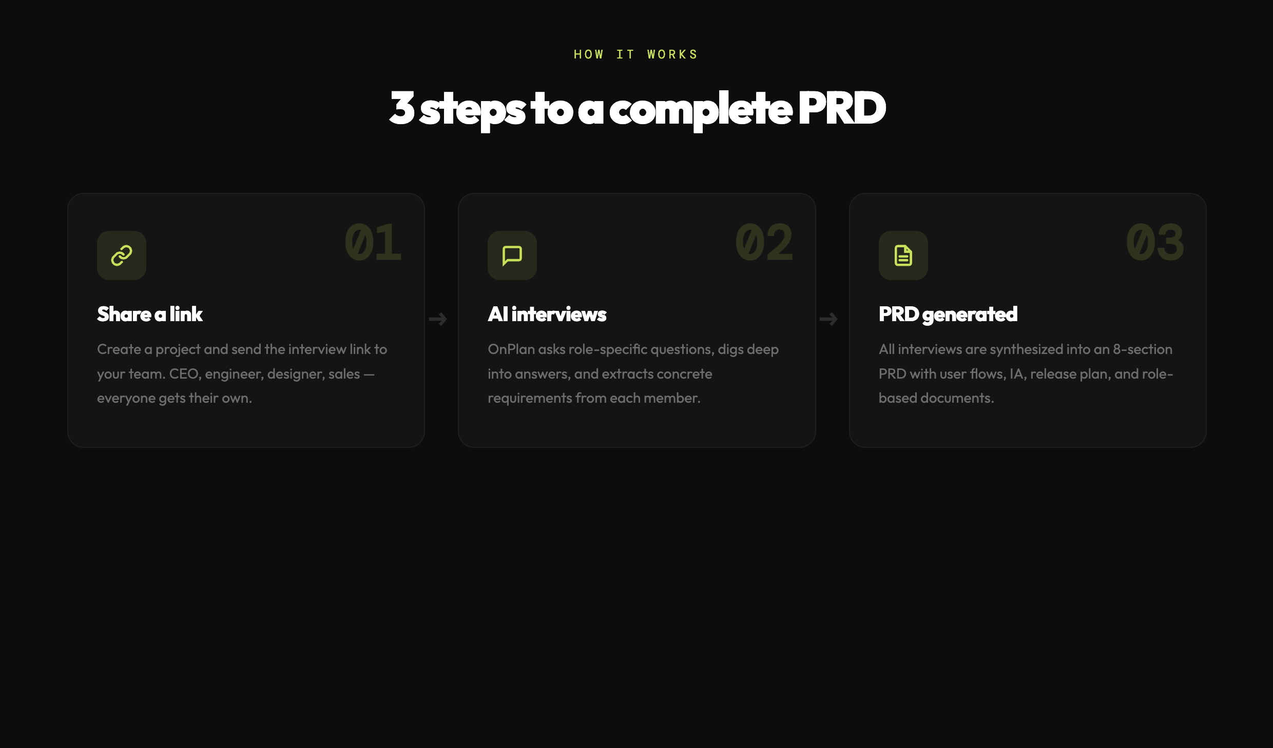 OnPlan - Screenshot 2 showing product features and functionality