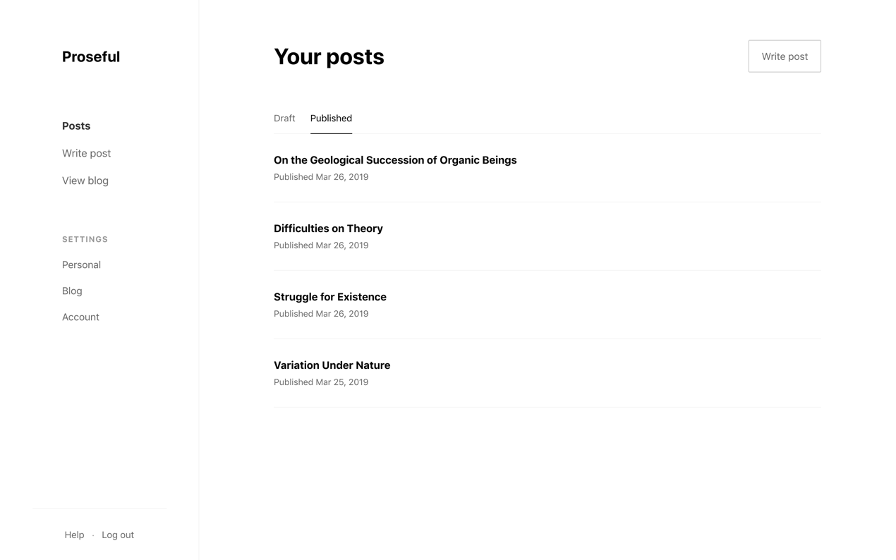 Proseful gallery image