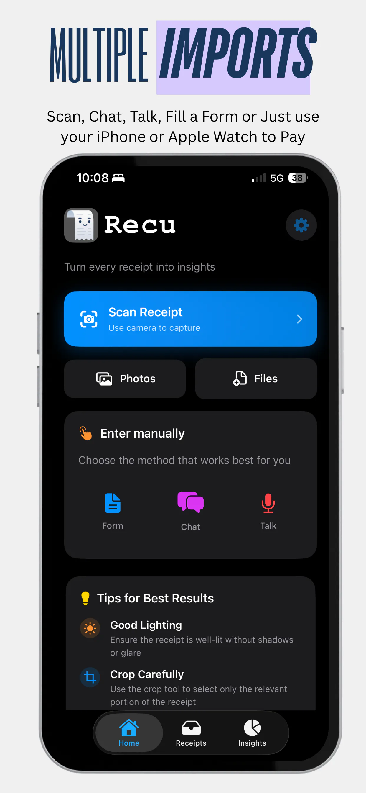 Recu AI | On Device Money Manager gallery image