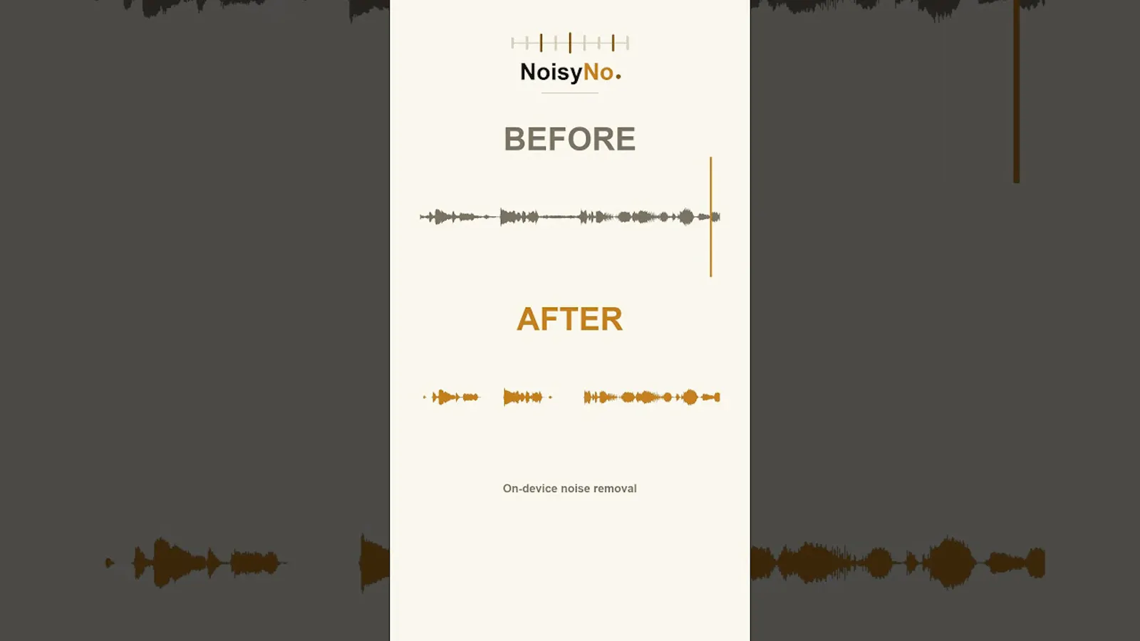 NoisyNo screenshot 1 (video preview)