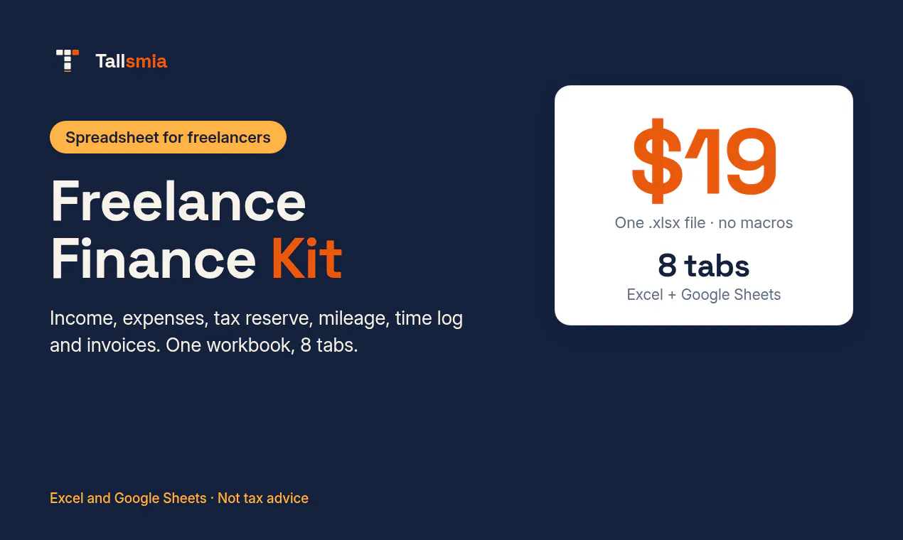 Freelance Finance Kit gallery image