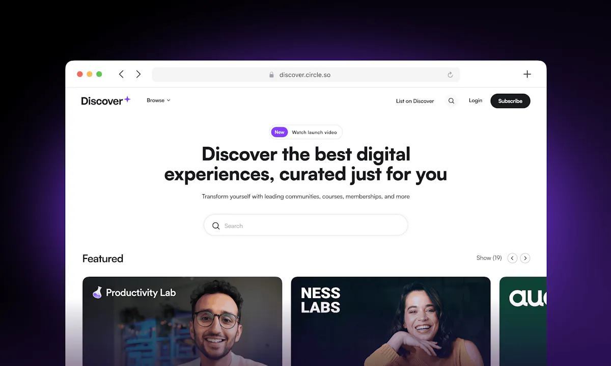 Circle Discover