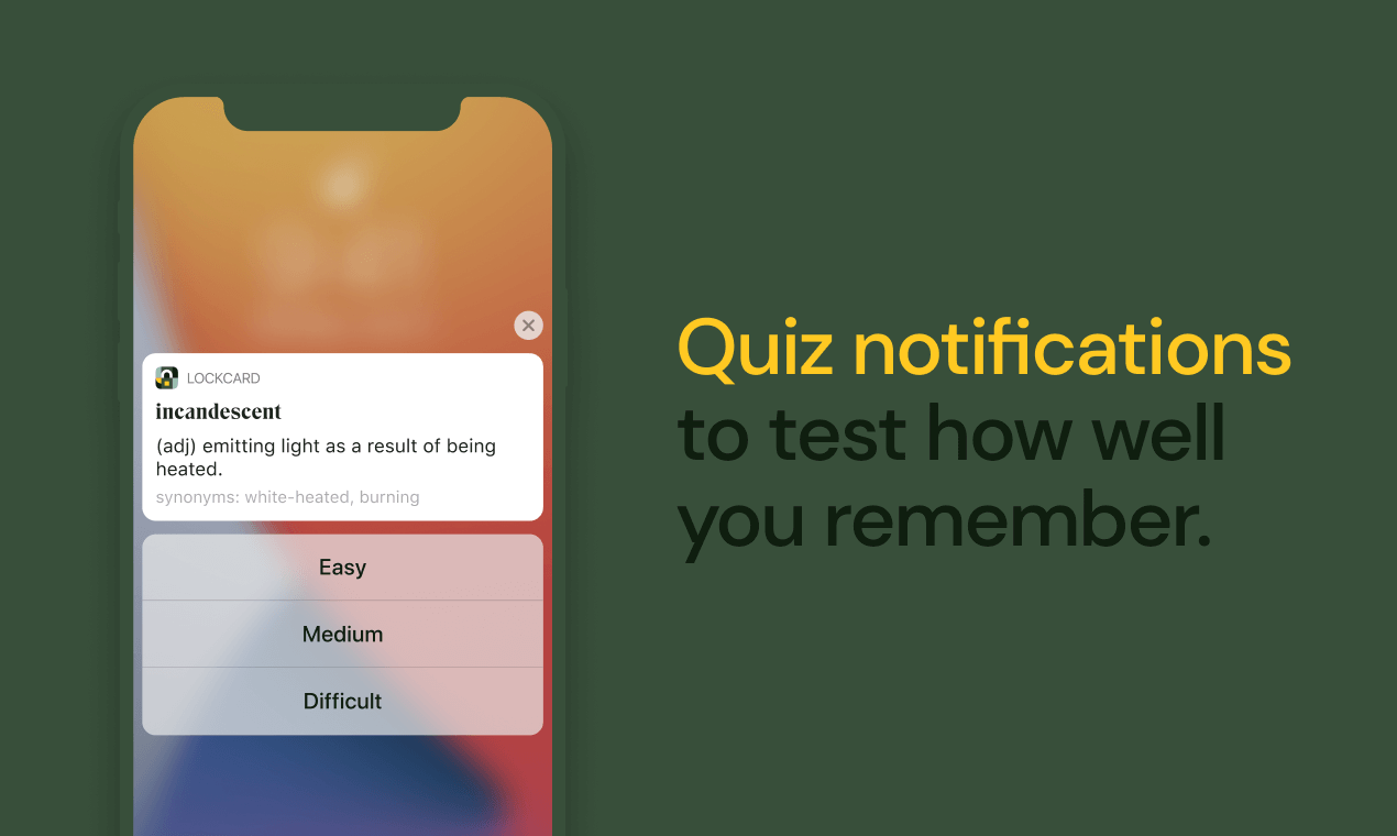 Lockcard - a new Dictionary gallery image