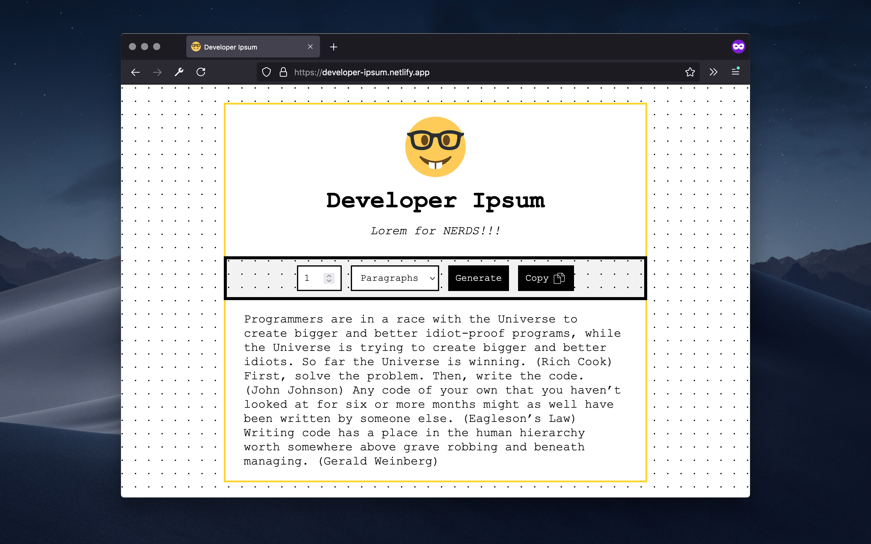 Developer Ipsum gallery image