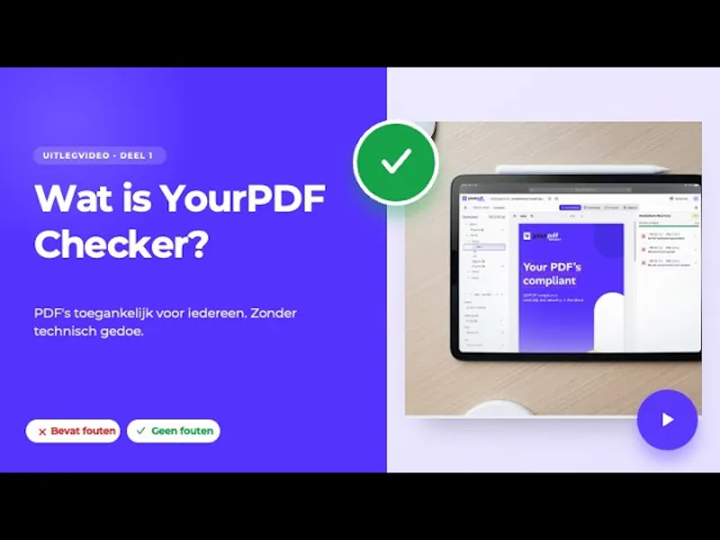 YourPDF Checker screenshot 1 (video preview)