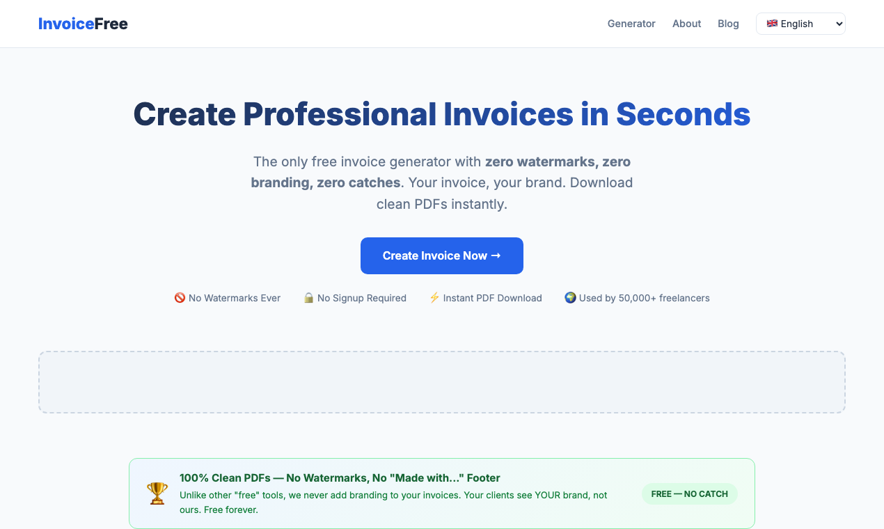 Free Invoice Generator gallery image