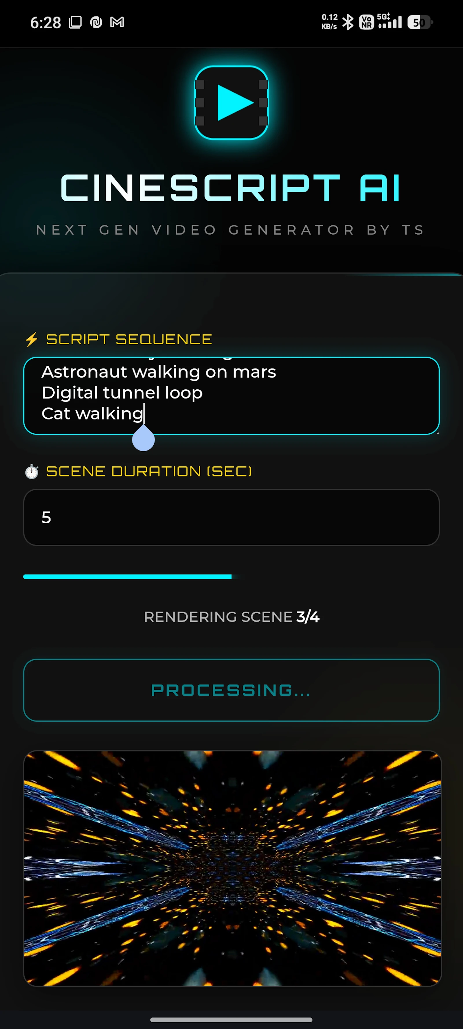 CineScript AI screenshot 2