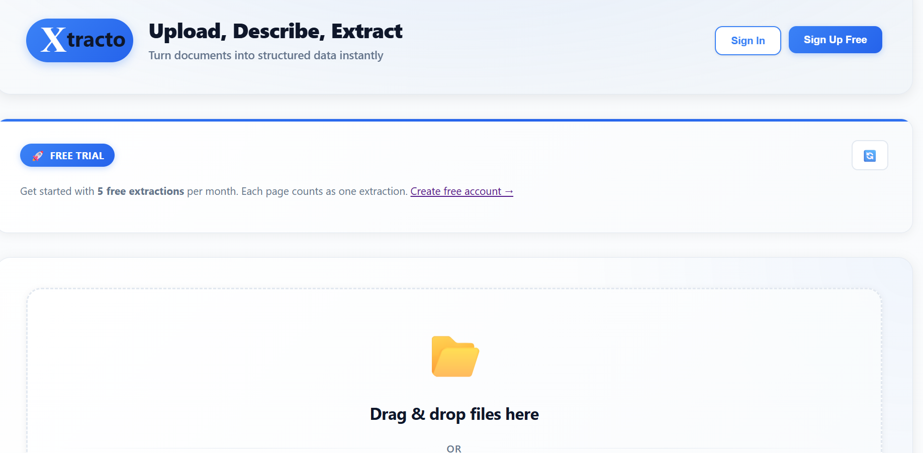 Xtracto gallery image