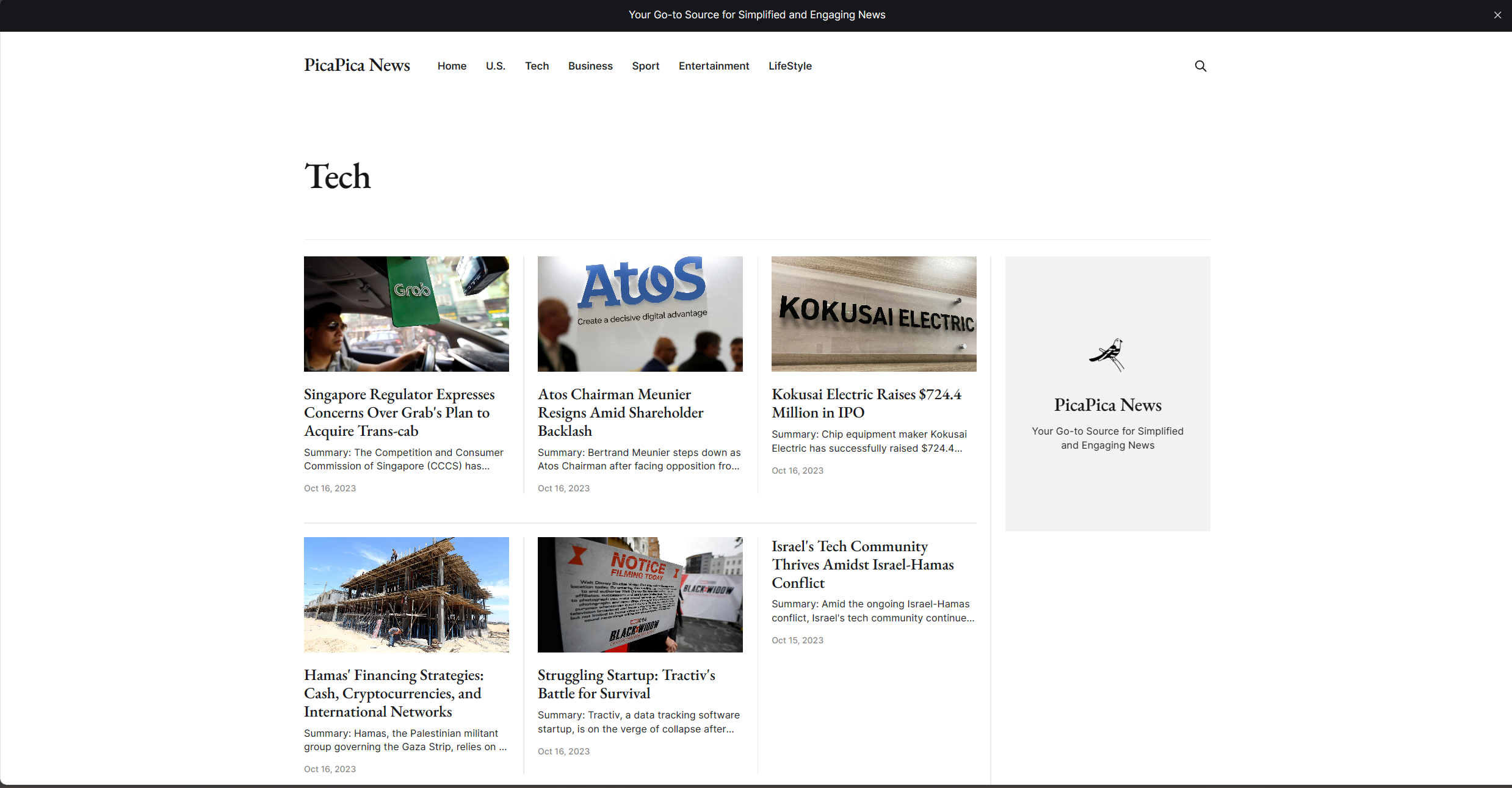 Picapica News media 2