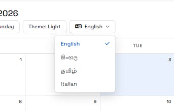 Hash Calendar gallery image