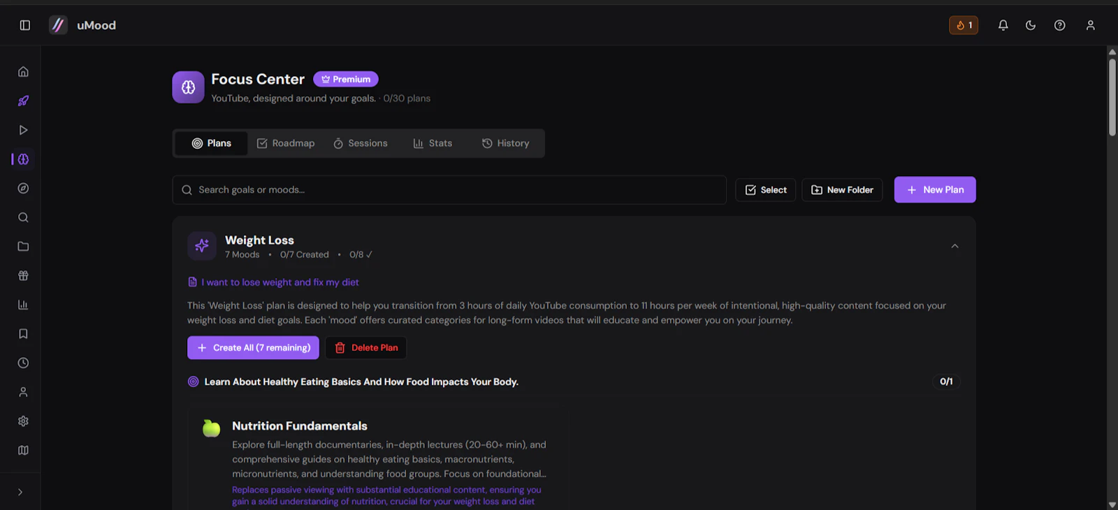 uMood screenshot 2