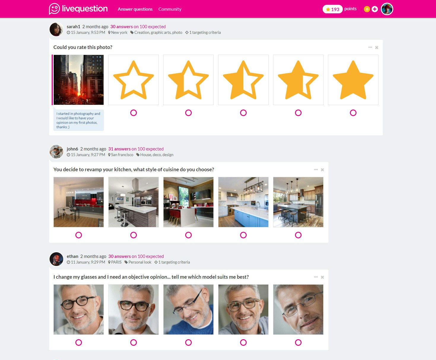 Livequestion, free instant feedback gallery image