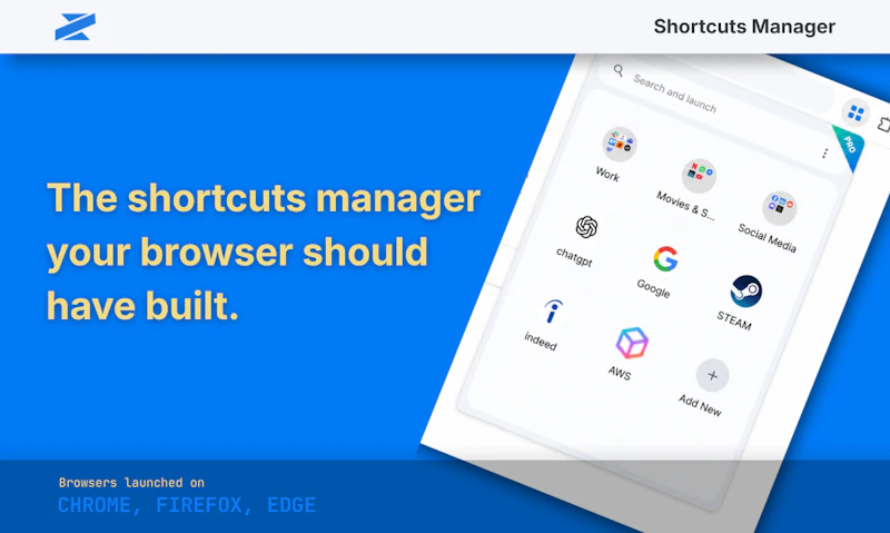 Shortcuts Manager by Zyntro screenshot 2