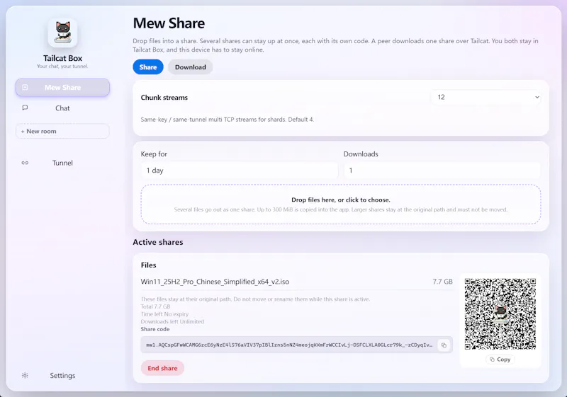 TailcatBox screenshot 3