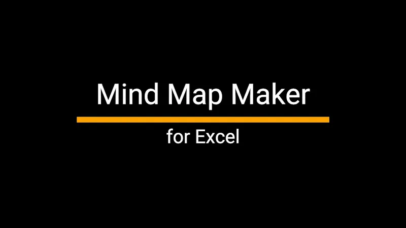 Mind Map Maker for Excel screenshot 1 (video preview)