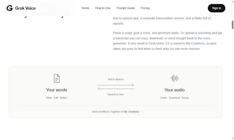 Grok Voice 3.0 screenshot 3