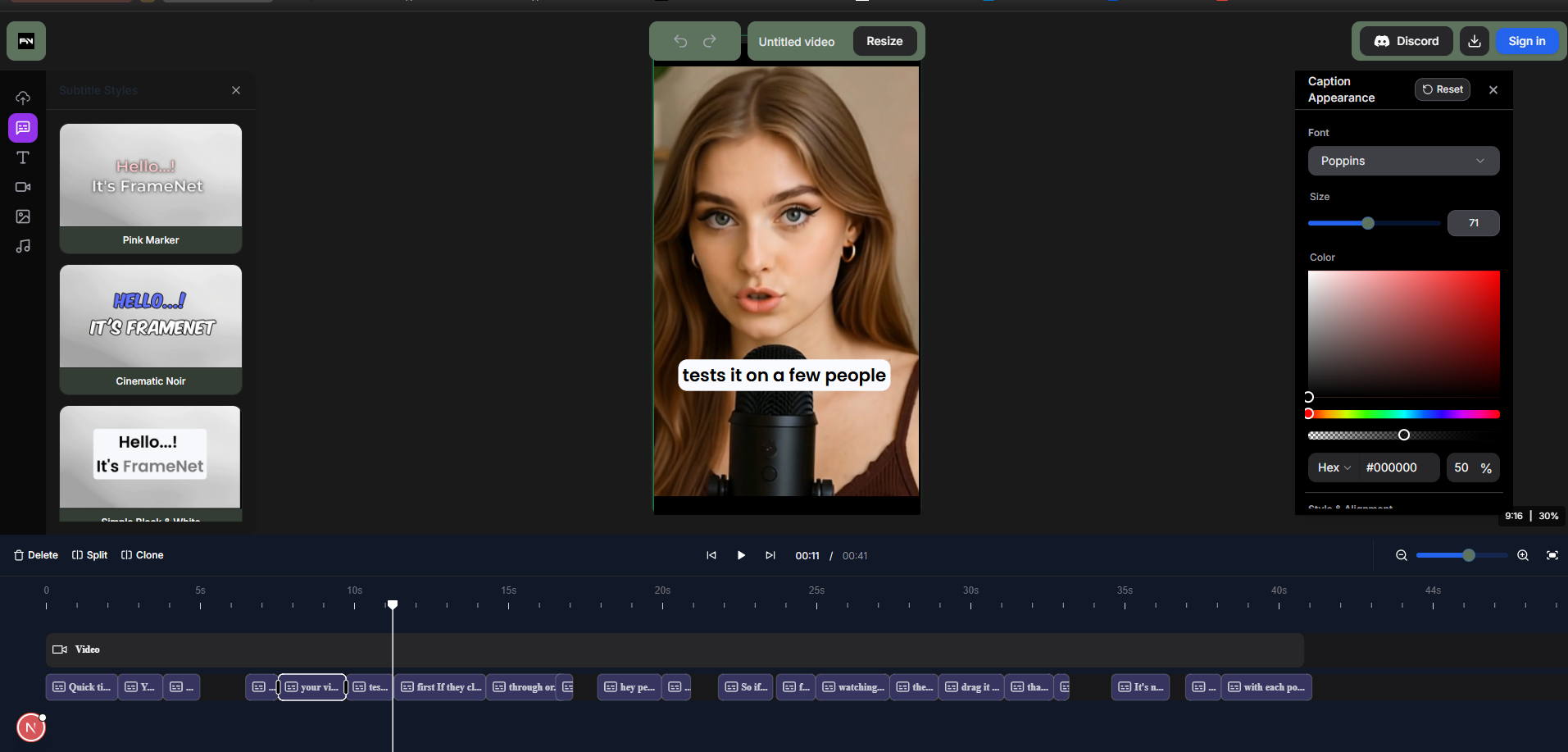 Framenet Editor media 3