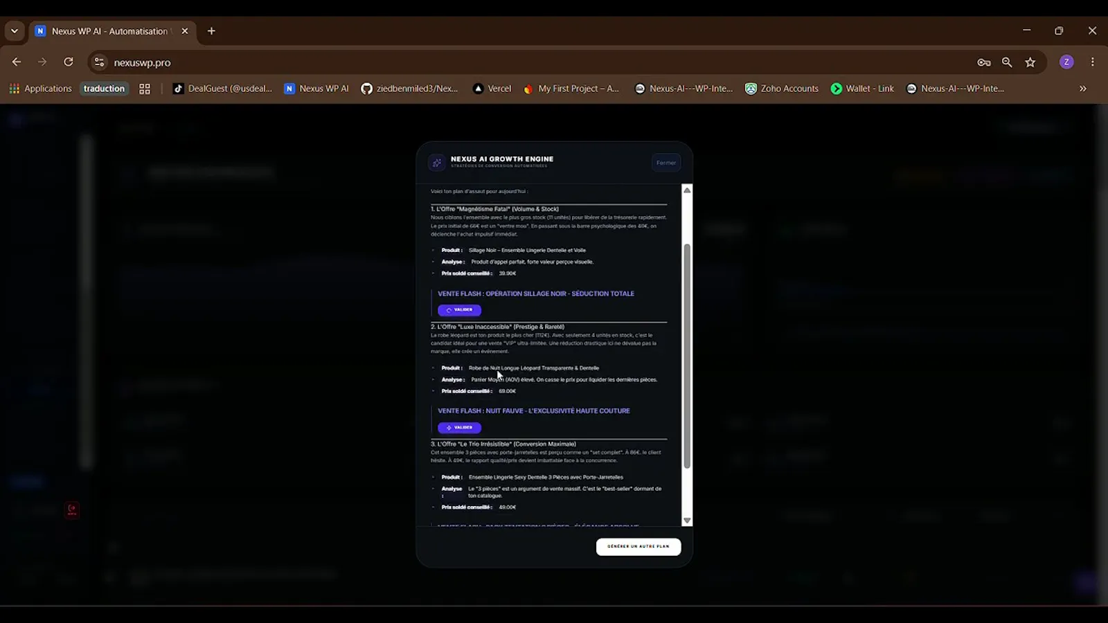 Nexus WP AI screenshot 1 (video preview)