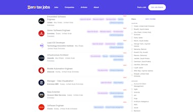 Zero Tax Jobs gallery image