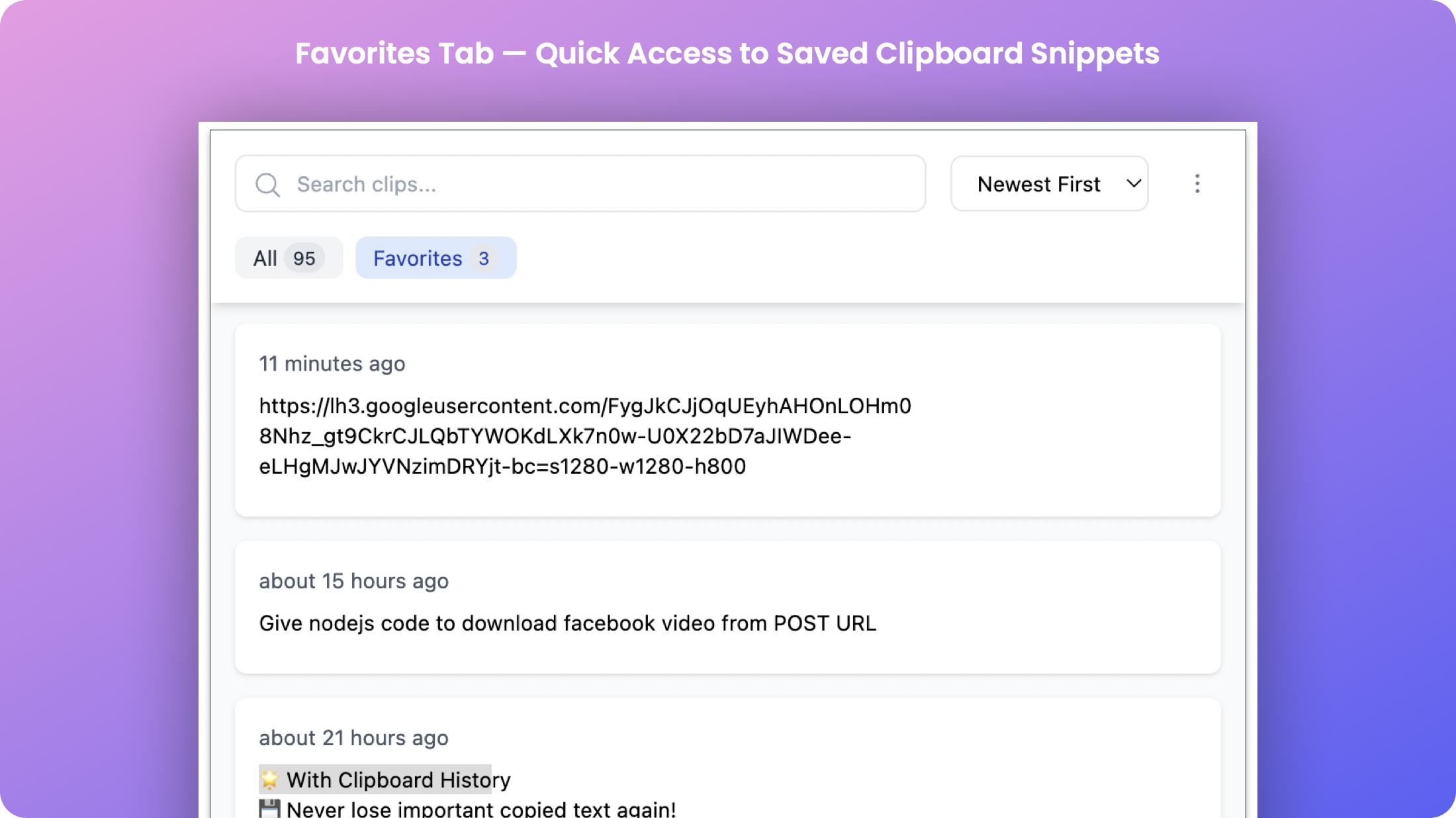 Trình quản lý clipboard Pro media 2