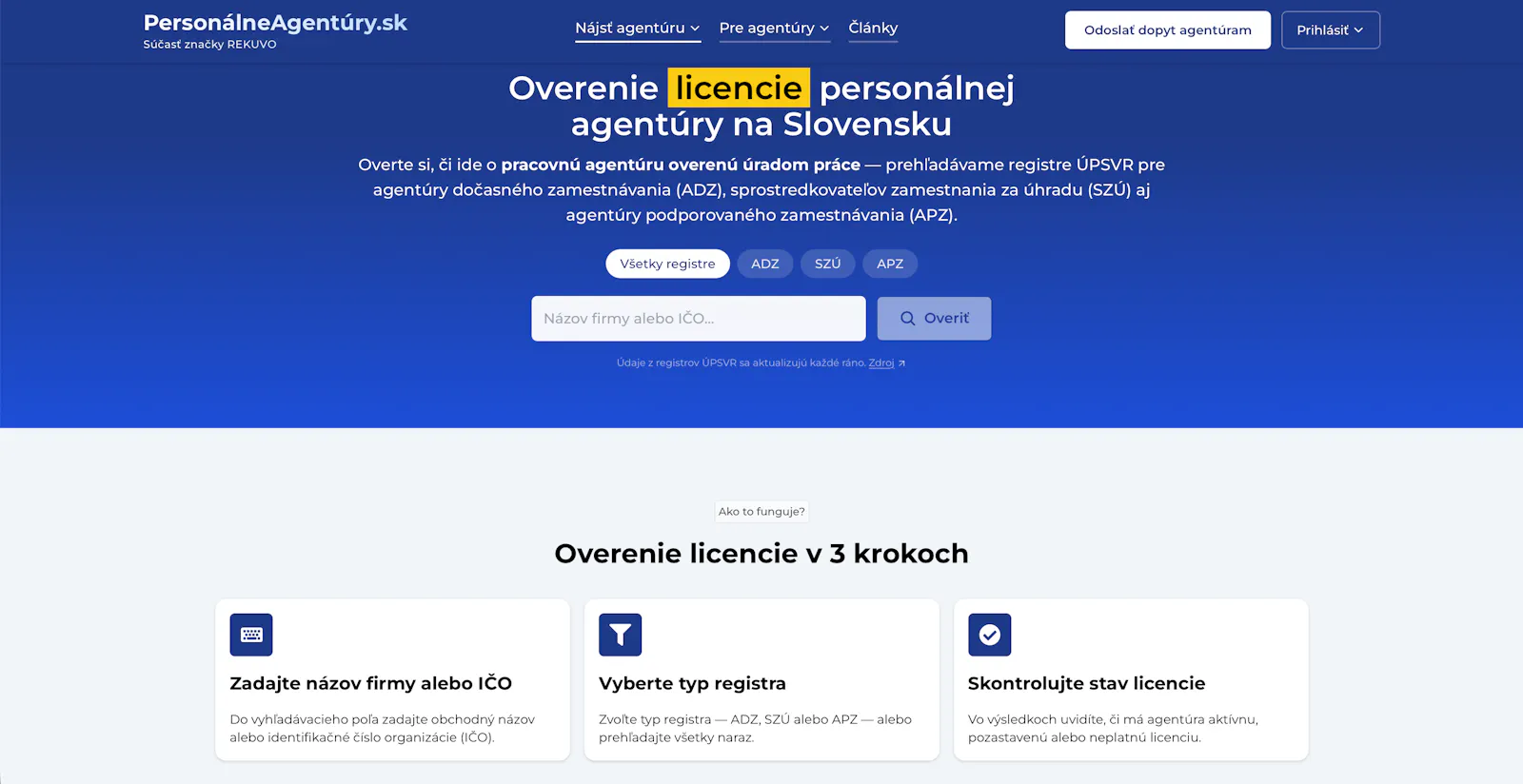PersonálneAgentúry.sk screenshot 4
