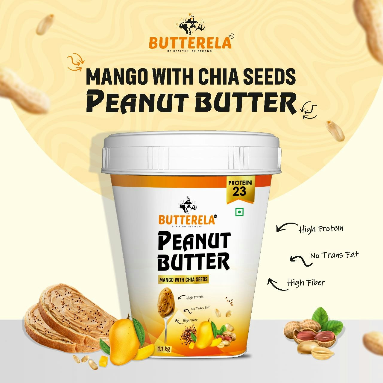 Butterela Mango Erdnussbutter