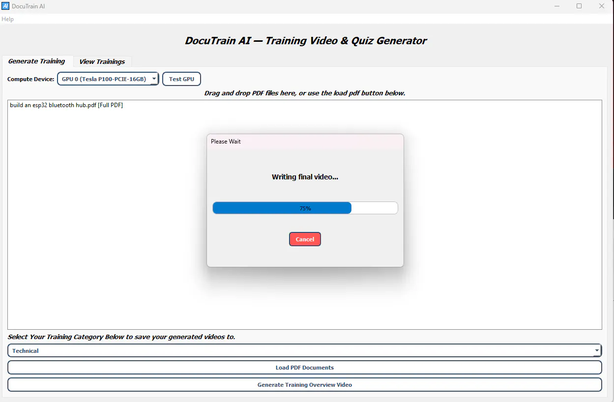 DocuTrainAI AI powered Training Videos gallery image