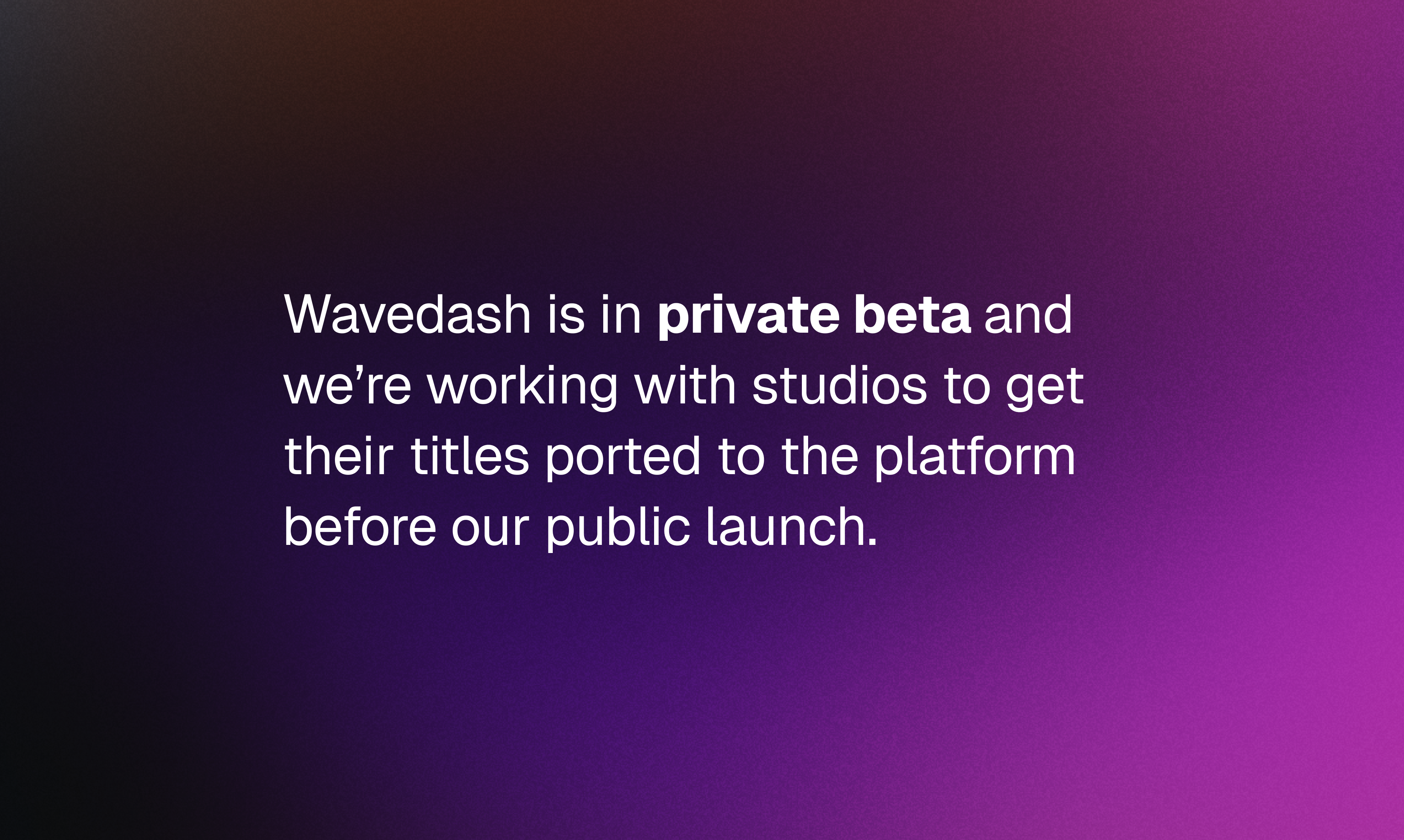 Wavedash gallery image