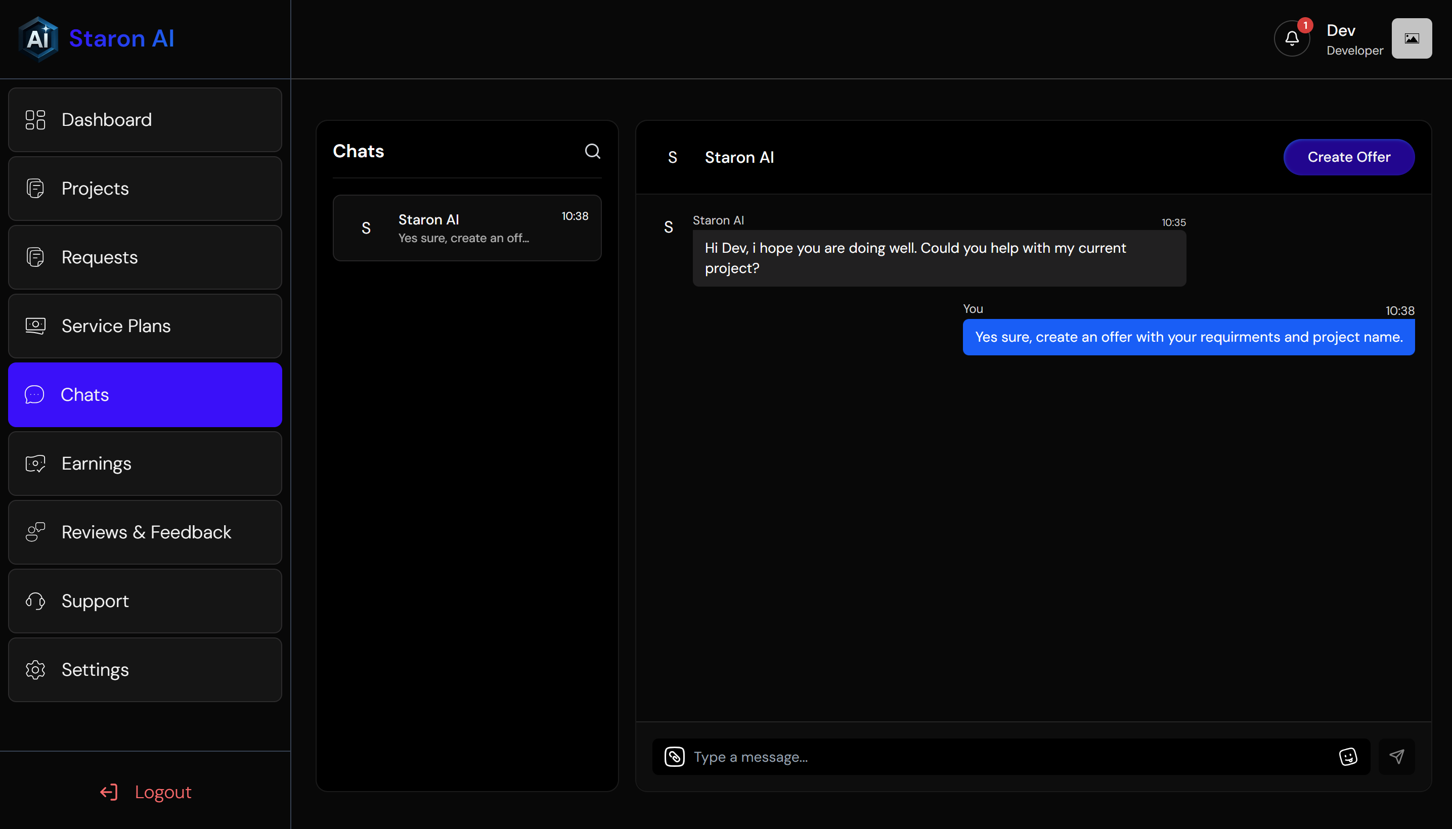 Staron.ai - Screenshot 5 showing product features and functionality