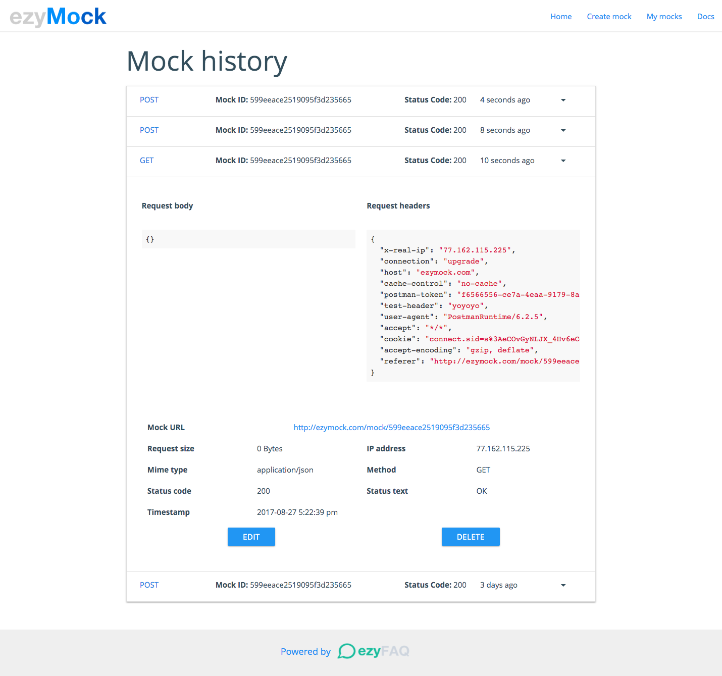ezyMock gallery image