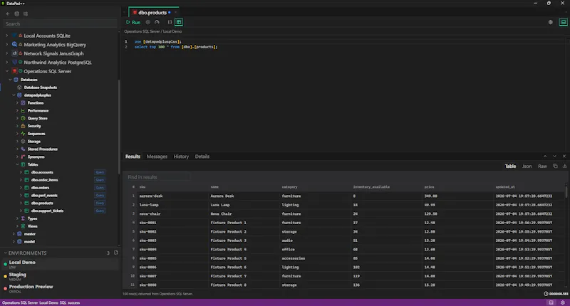 DataPad++ screenshot 4