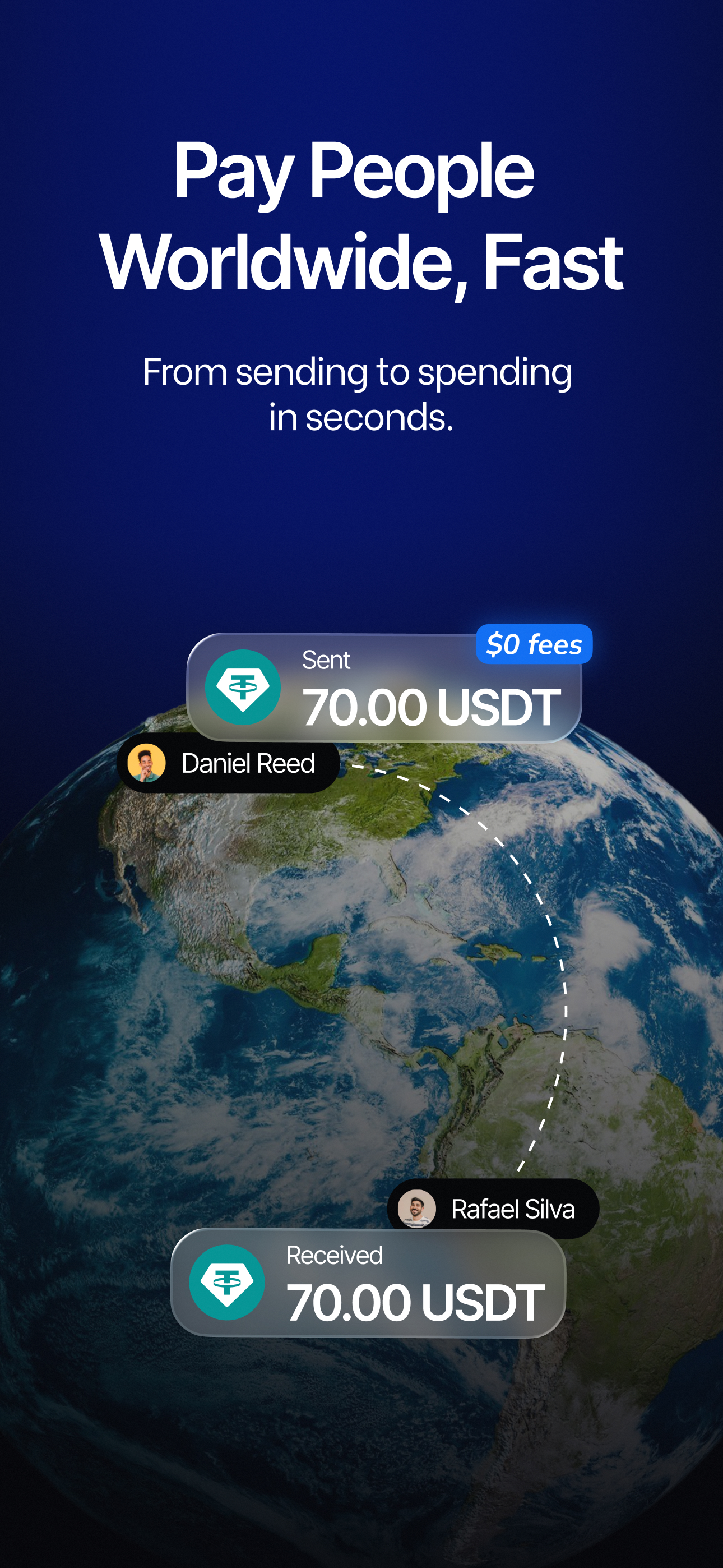 Oobit – Pay with Crypto Card App - Screenshot 5 showing product features and functionality