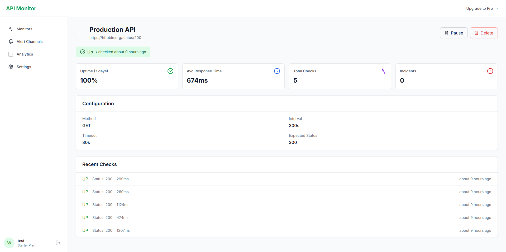 CheckAPI - Screenshot 3 showing product features and functionality