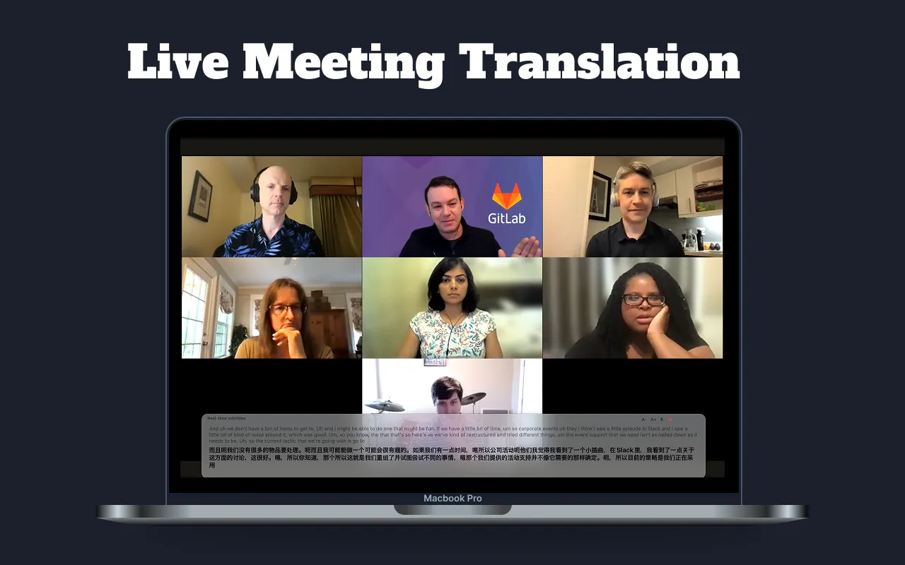 FlyVox: AI Live Translator 截图 1